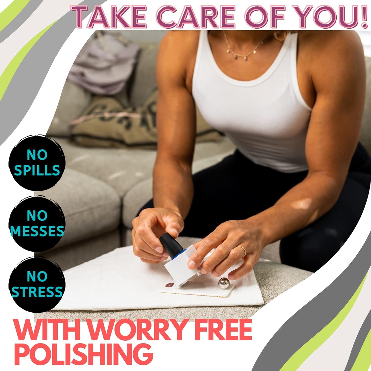 Soporte de Esmalte de Uñas Tippur - Antideslizante y Ajustable