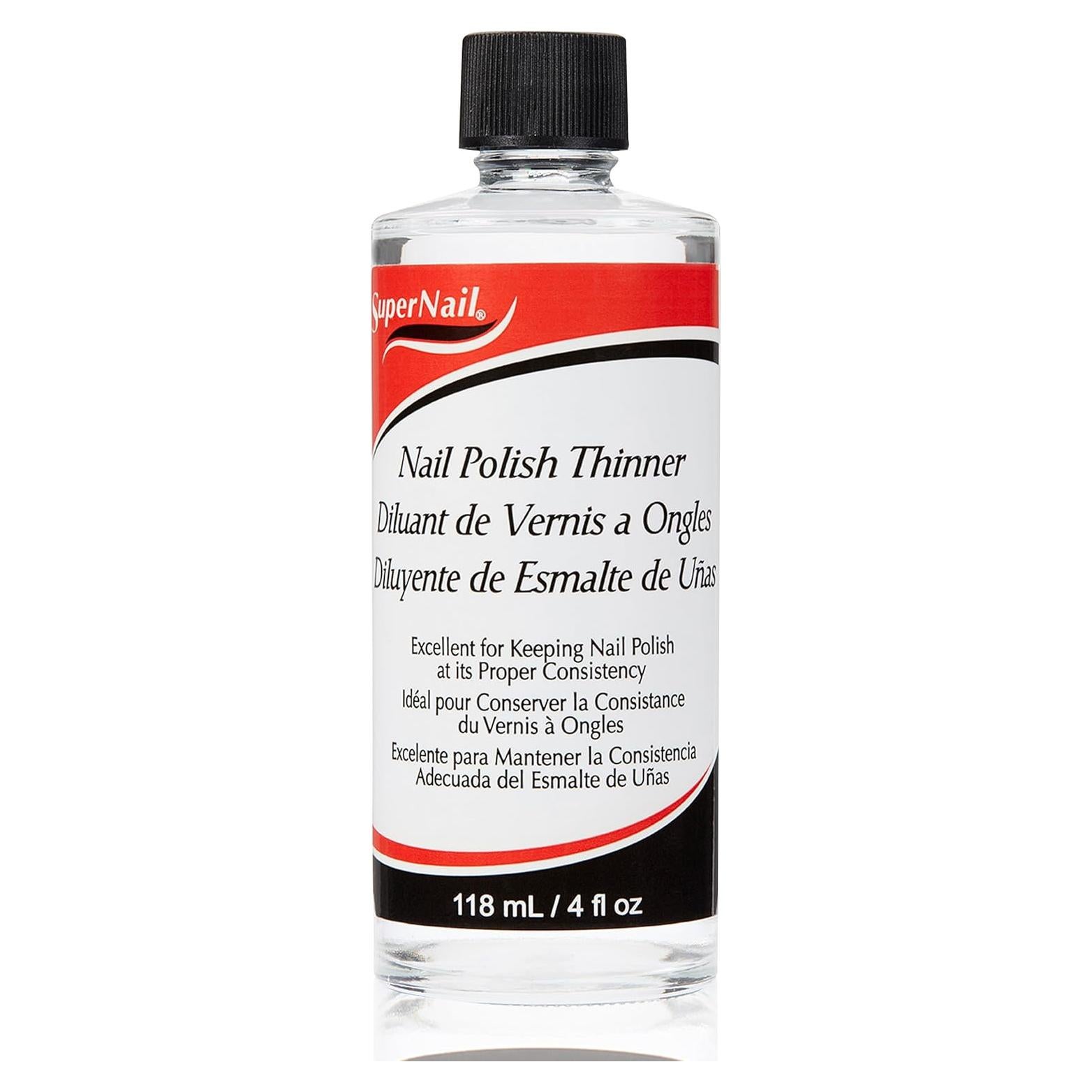 Diluyente de Esmalte de Uñas SuperNail 118ml - Restaura Textura