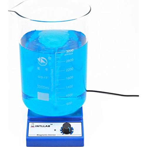 Mezclador Magnético INTLLAB MS-500 Acero Inoxidable 3000ml