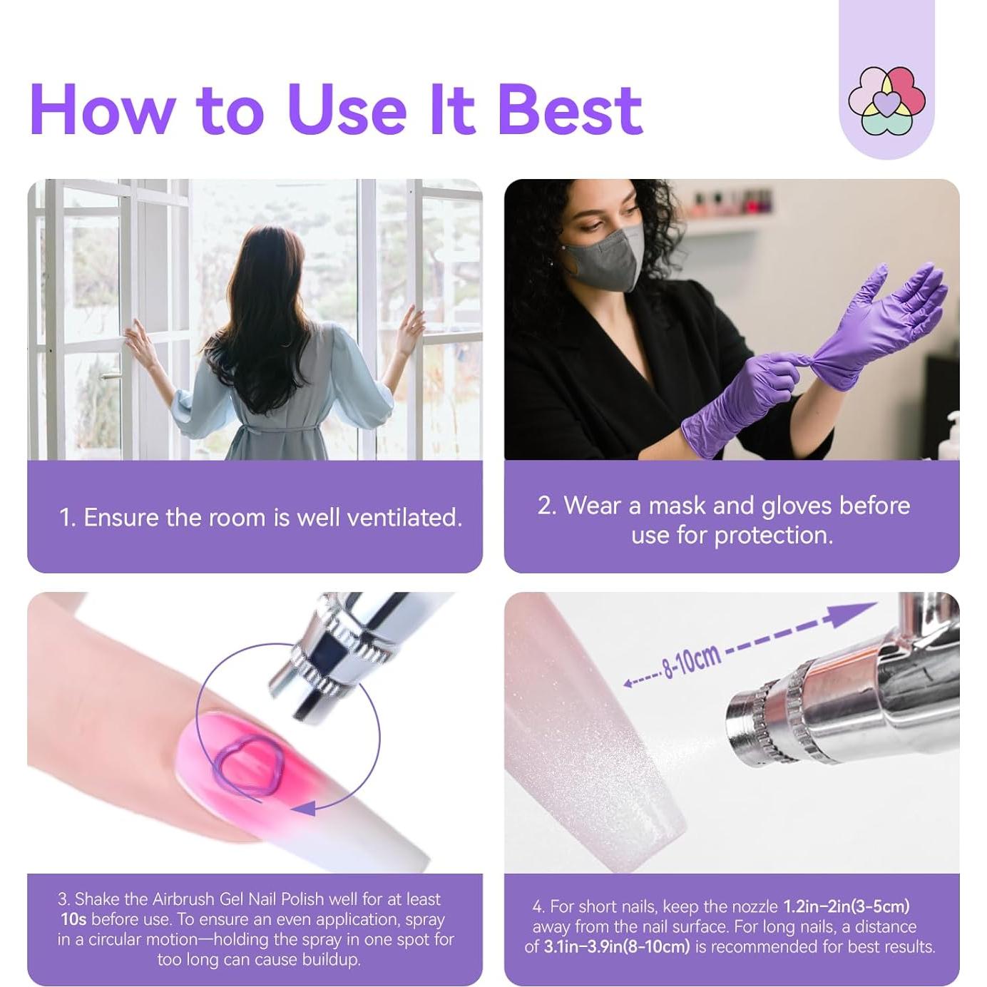 Esmalte de Uñas en Gel SAVILAND 20ml Blanco Sin Acetona