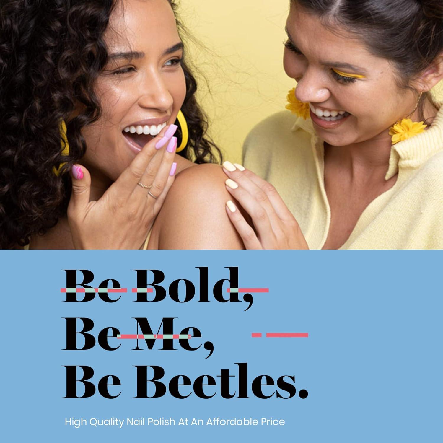 Esmalte de Uñas Gel Beetles 15ml Color Naranja Tangerina