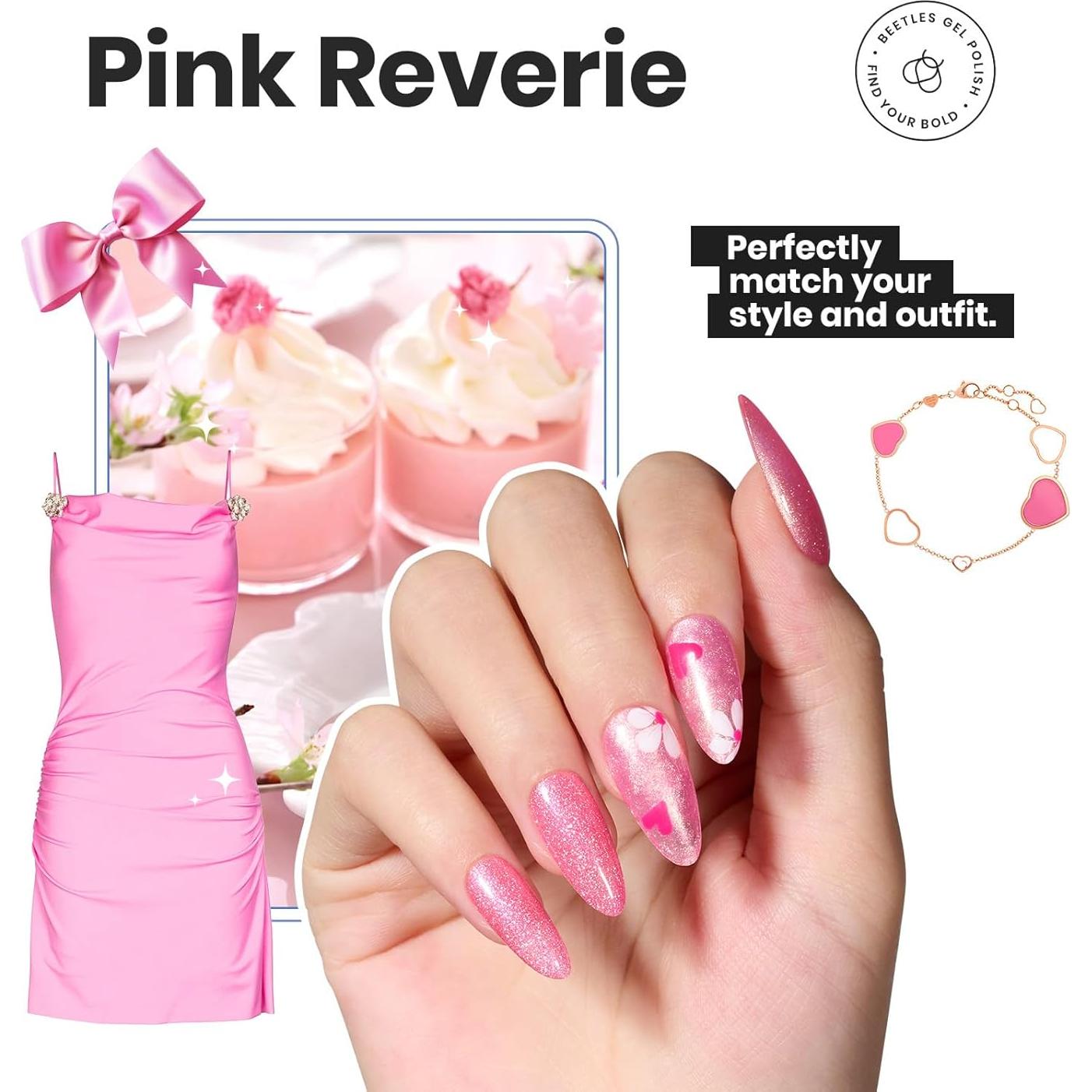 Set de Esmalte de Uñas Glitter Beetles - 6 Colores Secado Rápido