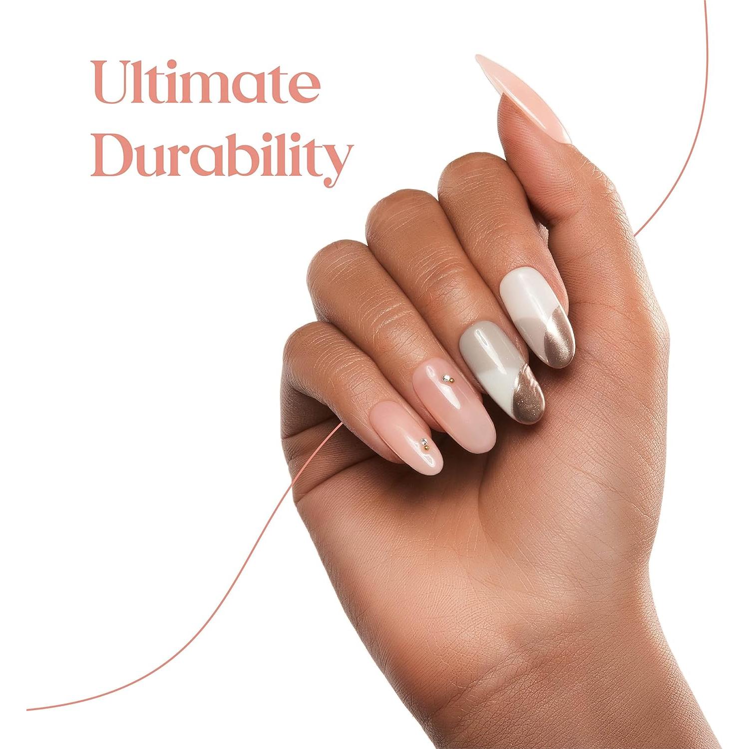 Gel de Uñas Beetles Jelly Nude 15ml Color Durazno Translúcido