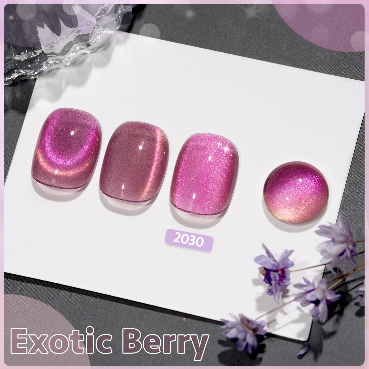 Esmalte de Uñas Gel Ojo de Gato GAOY 16ml Baya Exótica