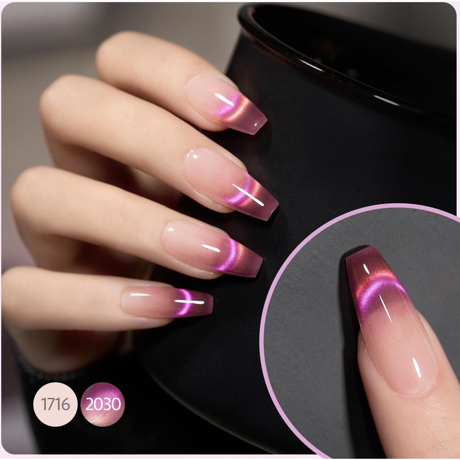 Esmalte de Uñas Gel Ojo de Gato GAOY 16ml Baya Exótica