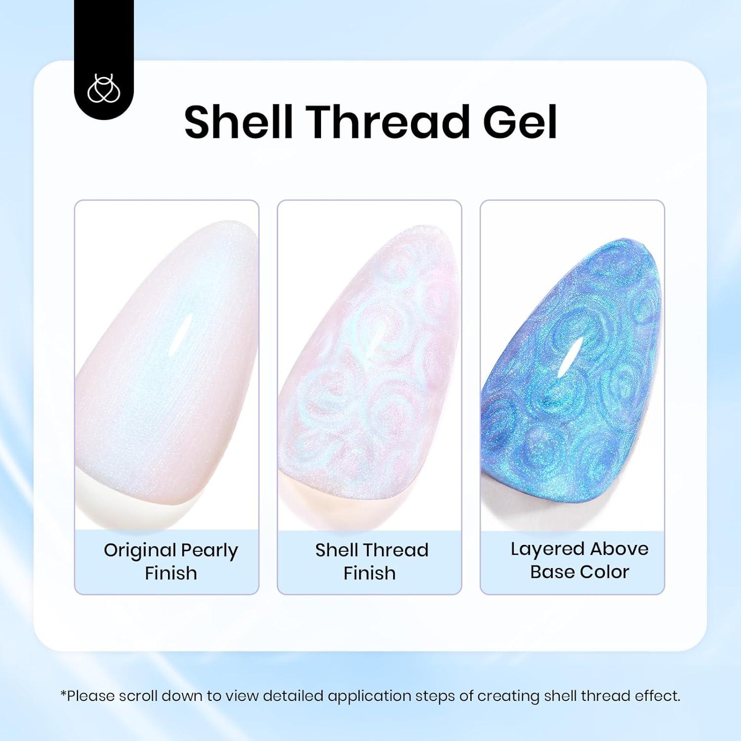 Esmalte de Uñas en Gel Beetles 15ML Blanco Perla Brillante