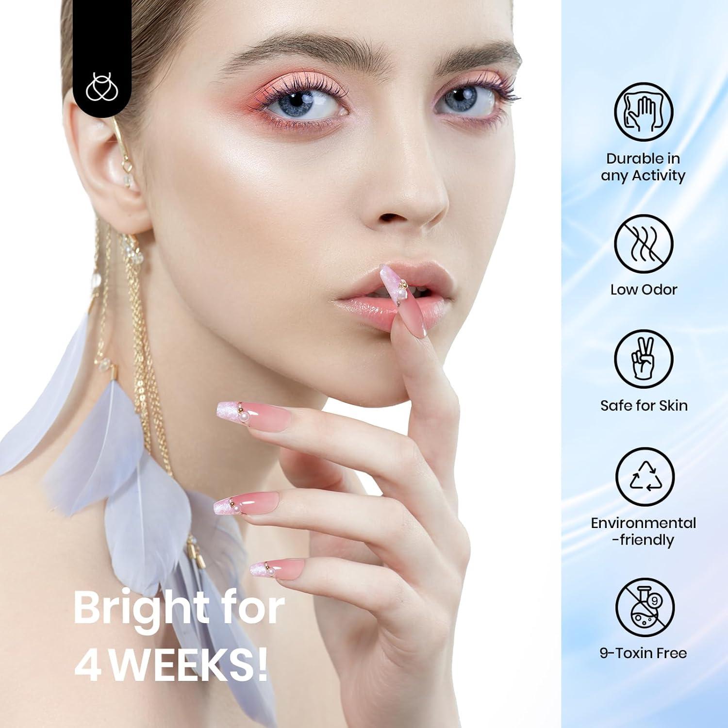 Esmalte de Uñas en Gel Beetles 15ML Blanco Perla Brillante