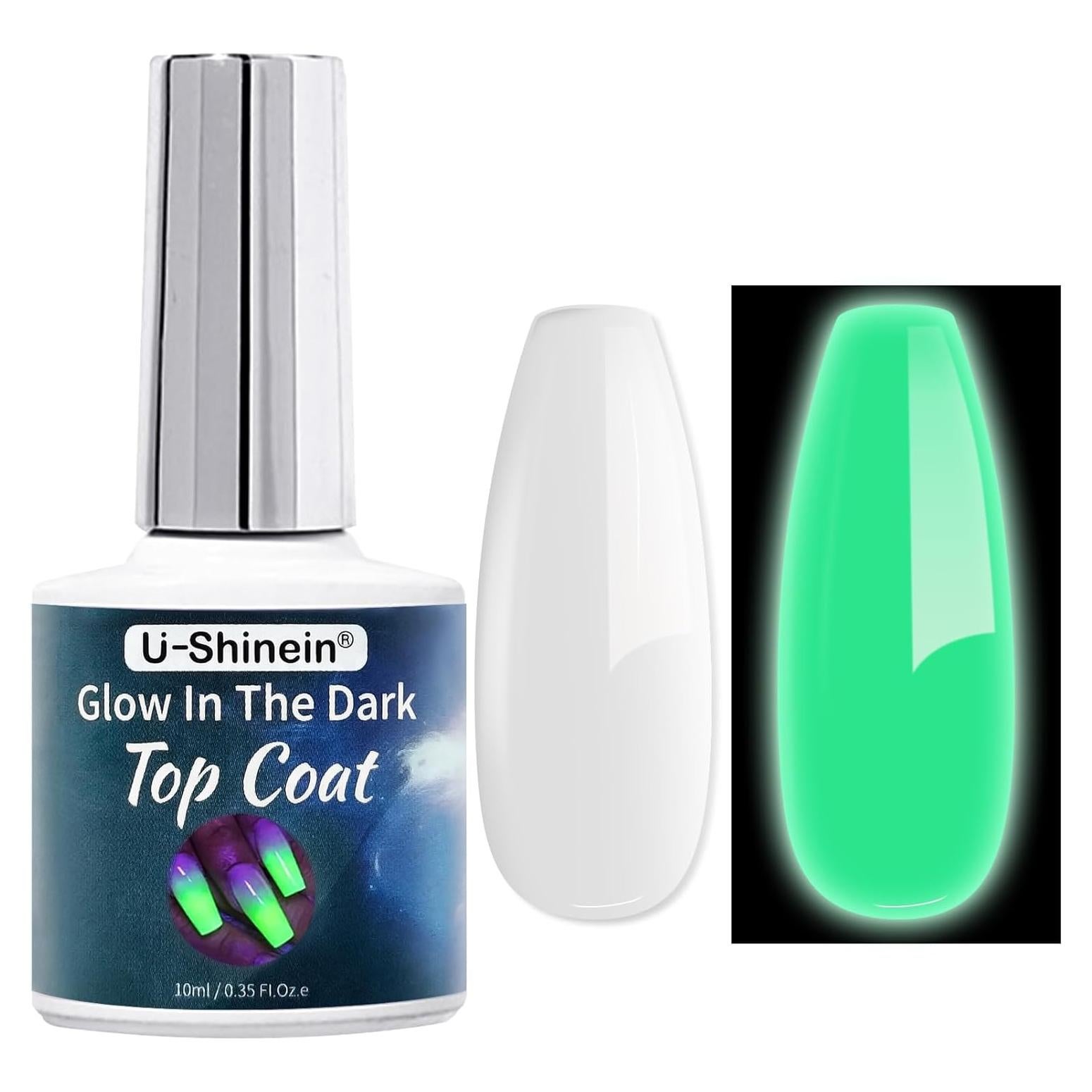 Gel de Uñas Luminosa U-Shinein 45g Brilla en la Oscuridad