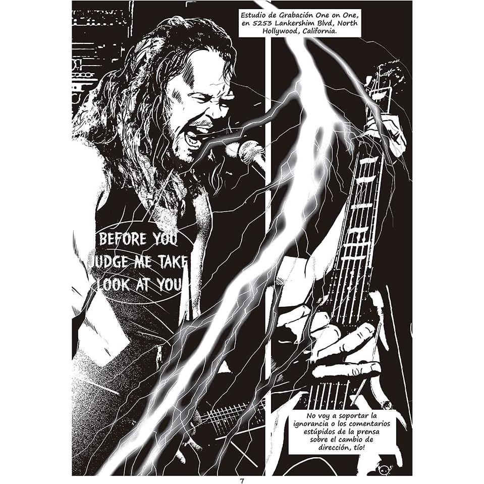 Metallica: Nothing Else Matters (La novela gráfica del rock) (Spanish Edition)
