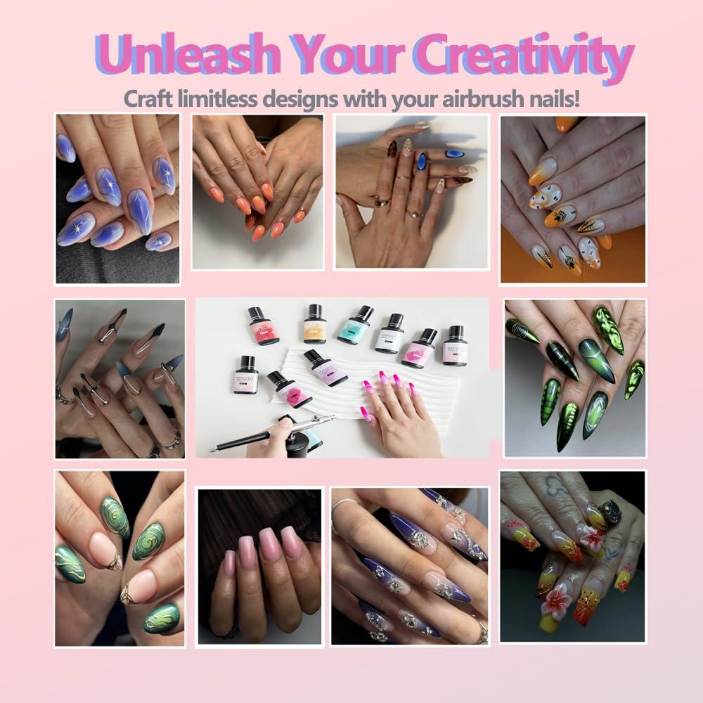 Set de Esmalte de Uñas en Gel Quevina 16 Colores 15ml