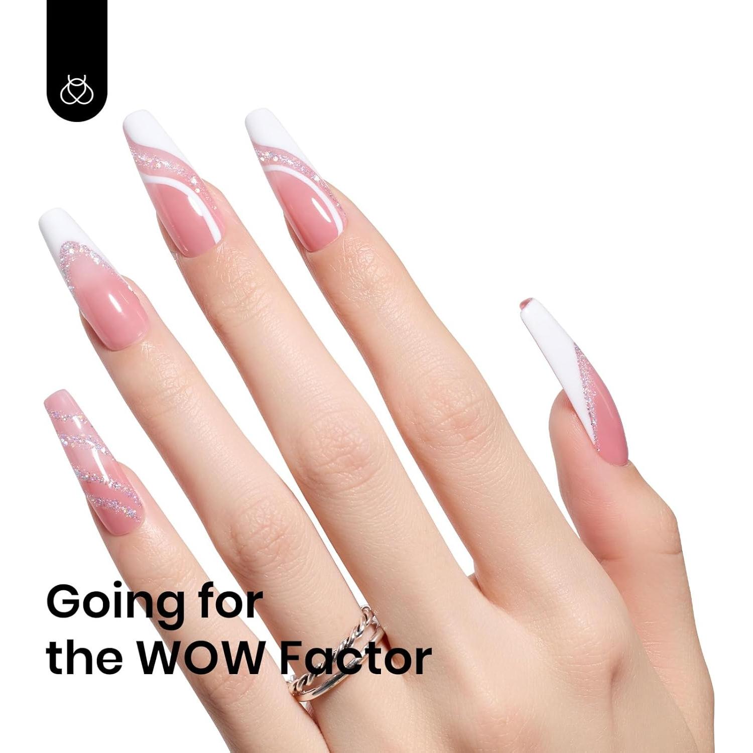 Esmalte de Uñas Gel Glitter Beetles 15ml Cromado Plateado