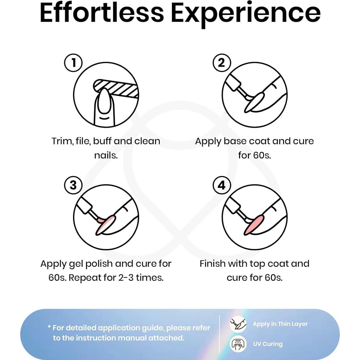 Esmalte de Uñas Gel Glitter Beetles 15ml Cromado Plateado