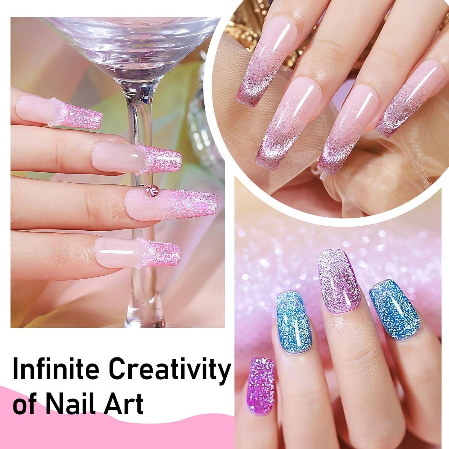 Esmalte de Uñas Gel Cat Eye Brillante MIZHSE - 8 Colores