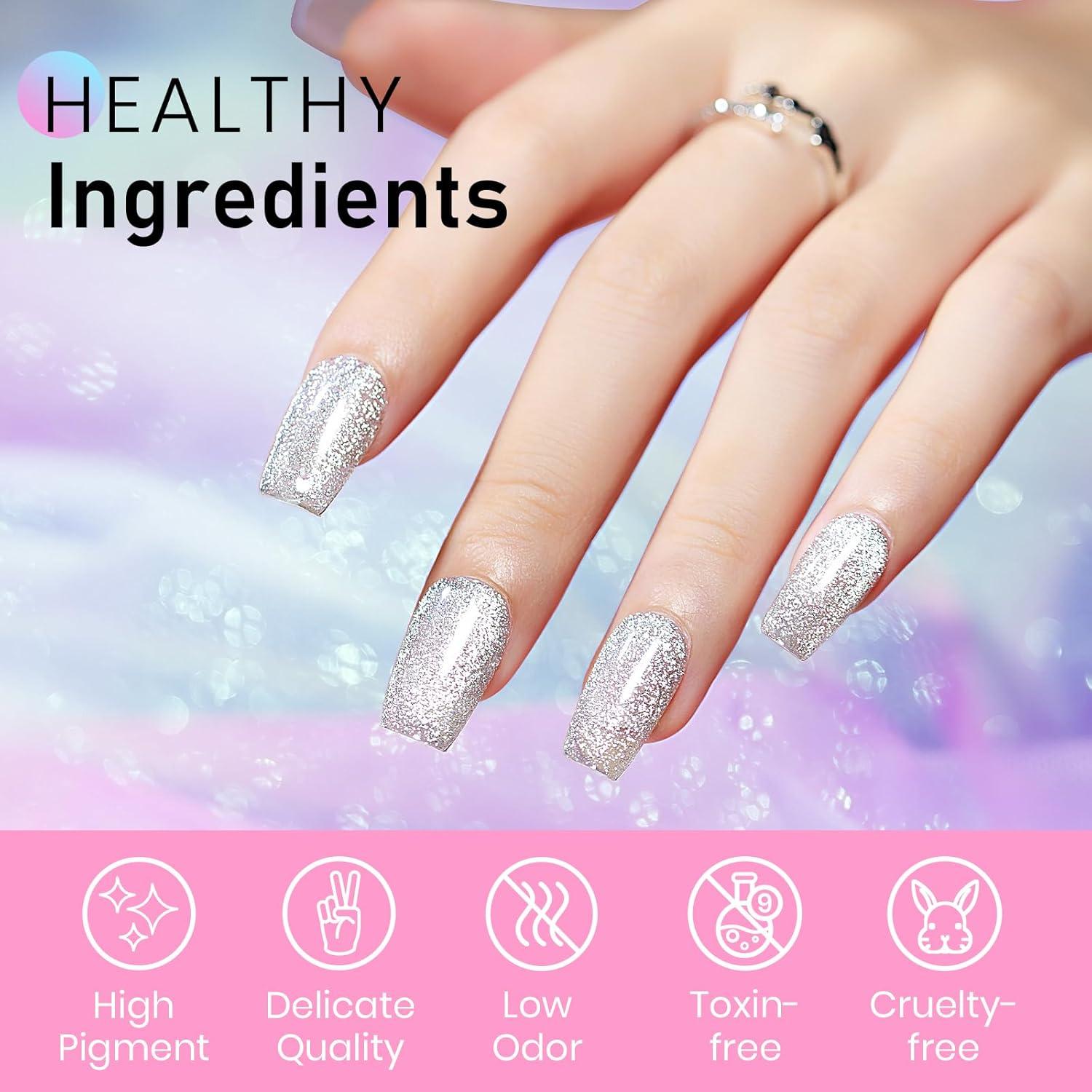 Esmalte de Uñas Gel Cat Eye Brillante MIZHSE - 8 Colores