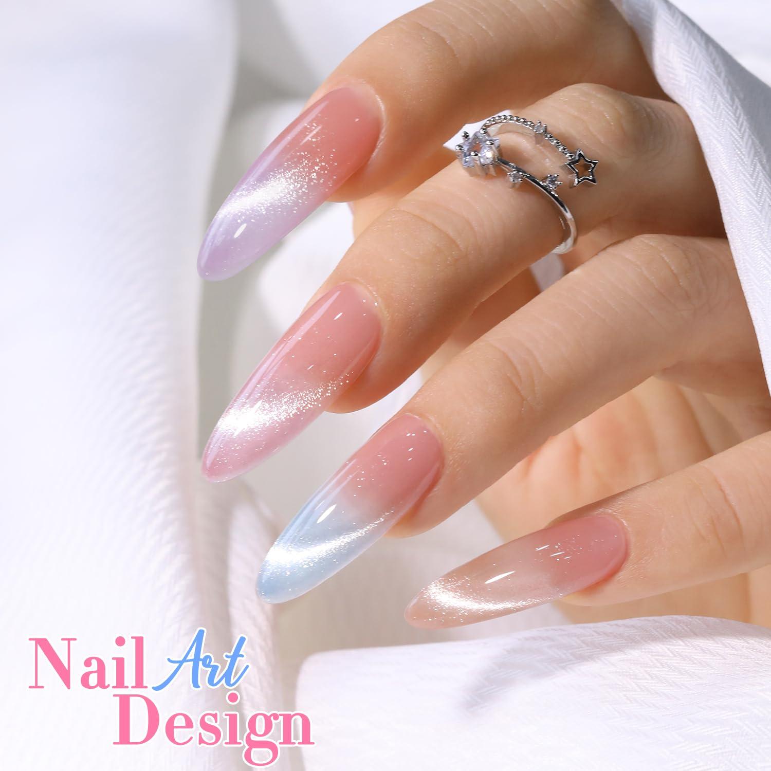 Conjunto 6 Esmaltes de Uñas Gel Doble Ritmo 15ml Brillo