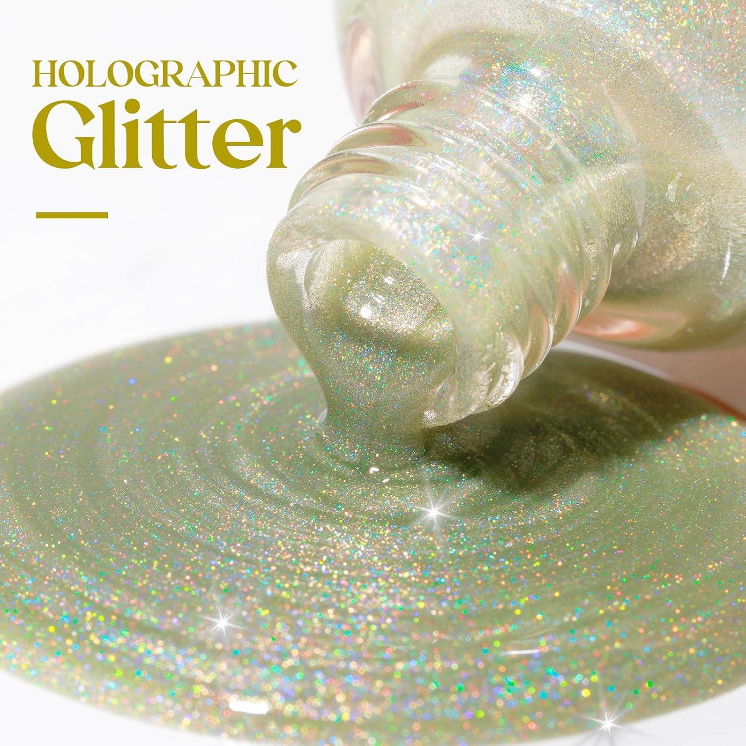 Esmalte de Uñas Holográfico MIZHSE 15 ml Secado Rápido