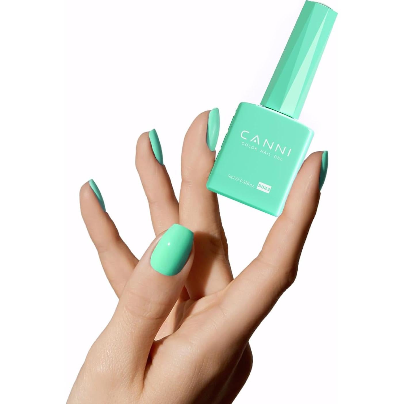 Esmalte de Uñas en Gel CANNI Verde Menta 40g Alta Duración