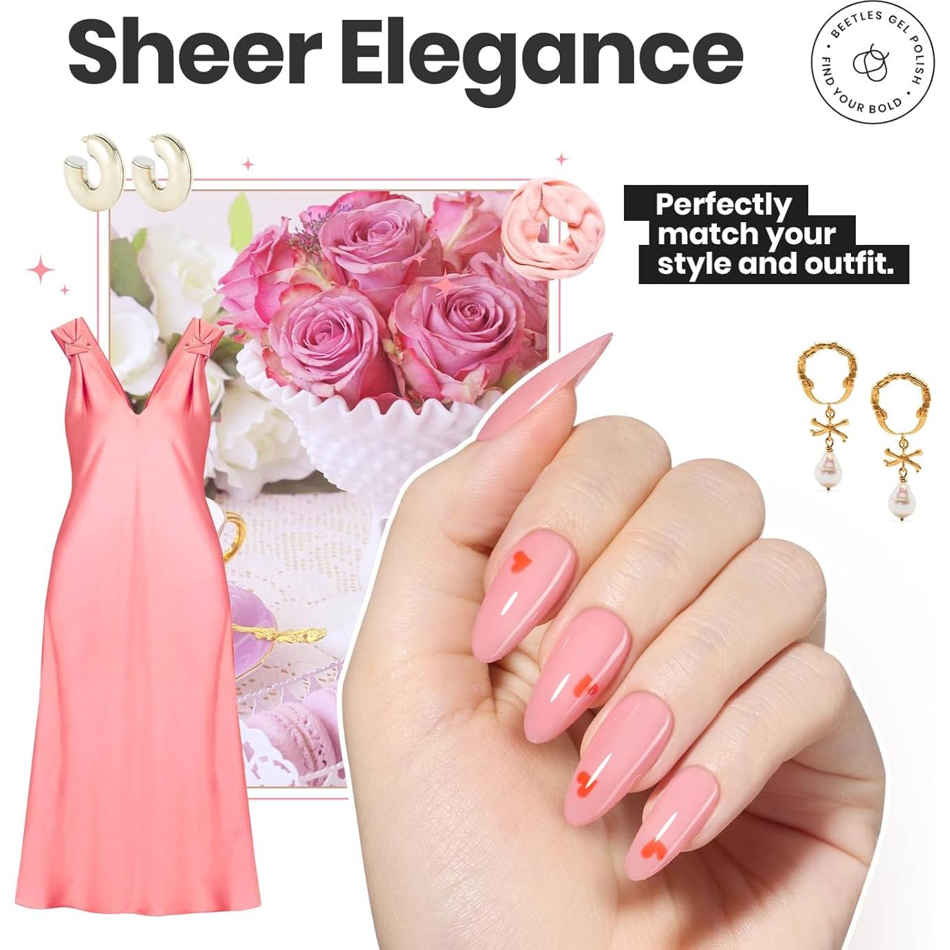 Set de Esmalte de Uñas Beetles 6 Colores Secado Rápido