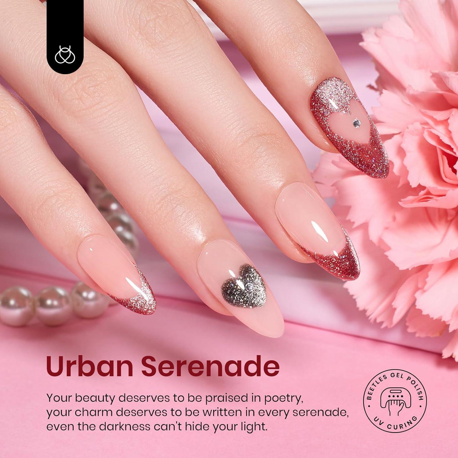 Set de Esmalte de Uñas Gel Ojo de Gato Beetles 6 Colores