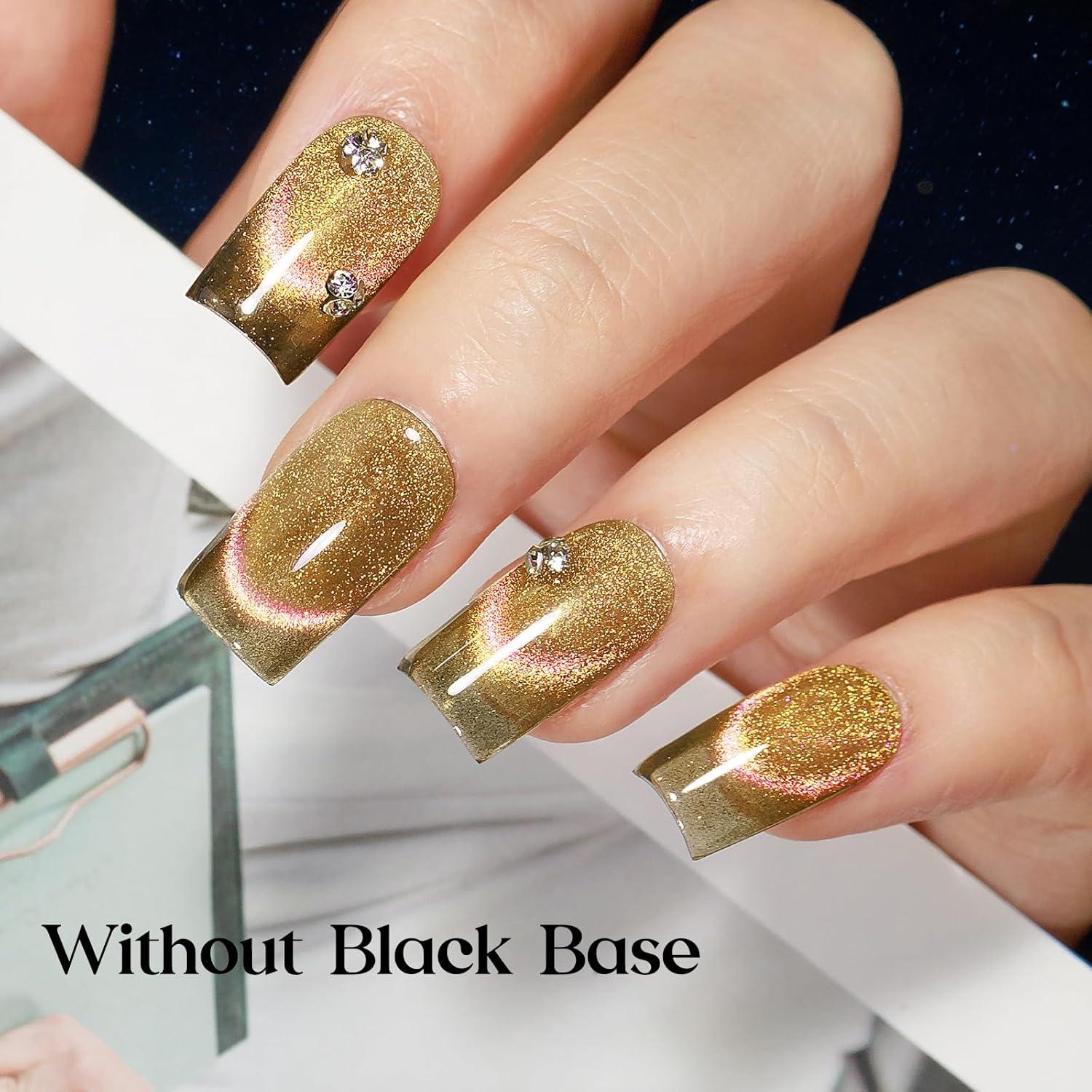 Set de 8 Esmaltes de Uñas en Gel Ojo de Gato MIZHSE 9D