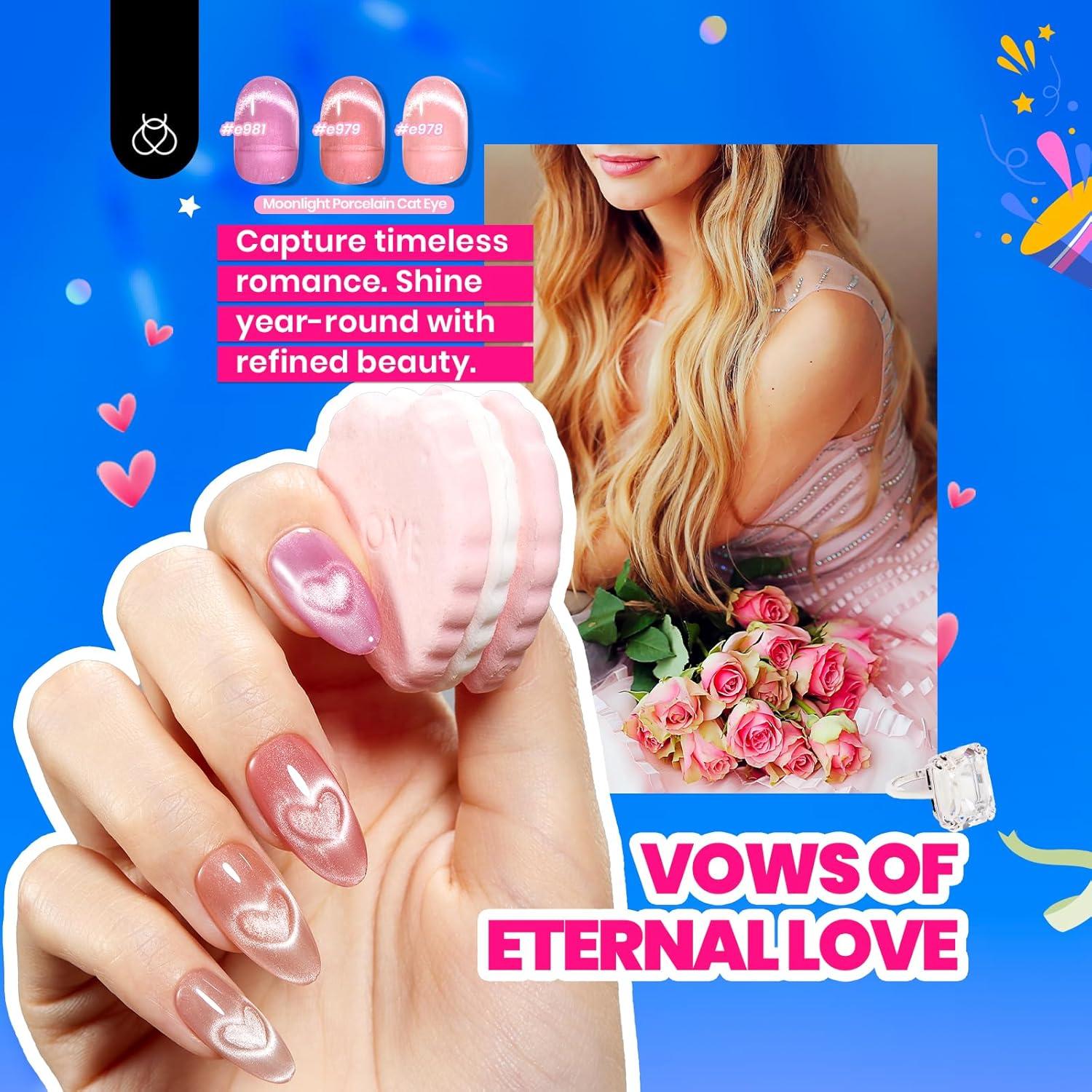 Set de Esmalte de Uñas Gel Ojo de Gato Beetles - 36 Colores