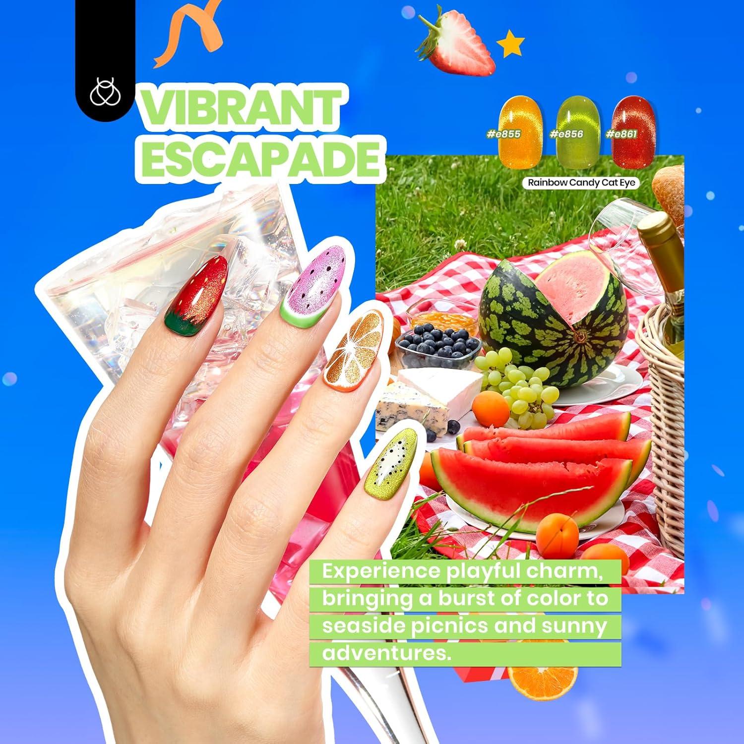 Set de Esmalte de Uñas Gel Ojo de Gato Beetles - 36 Colores