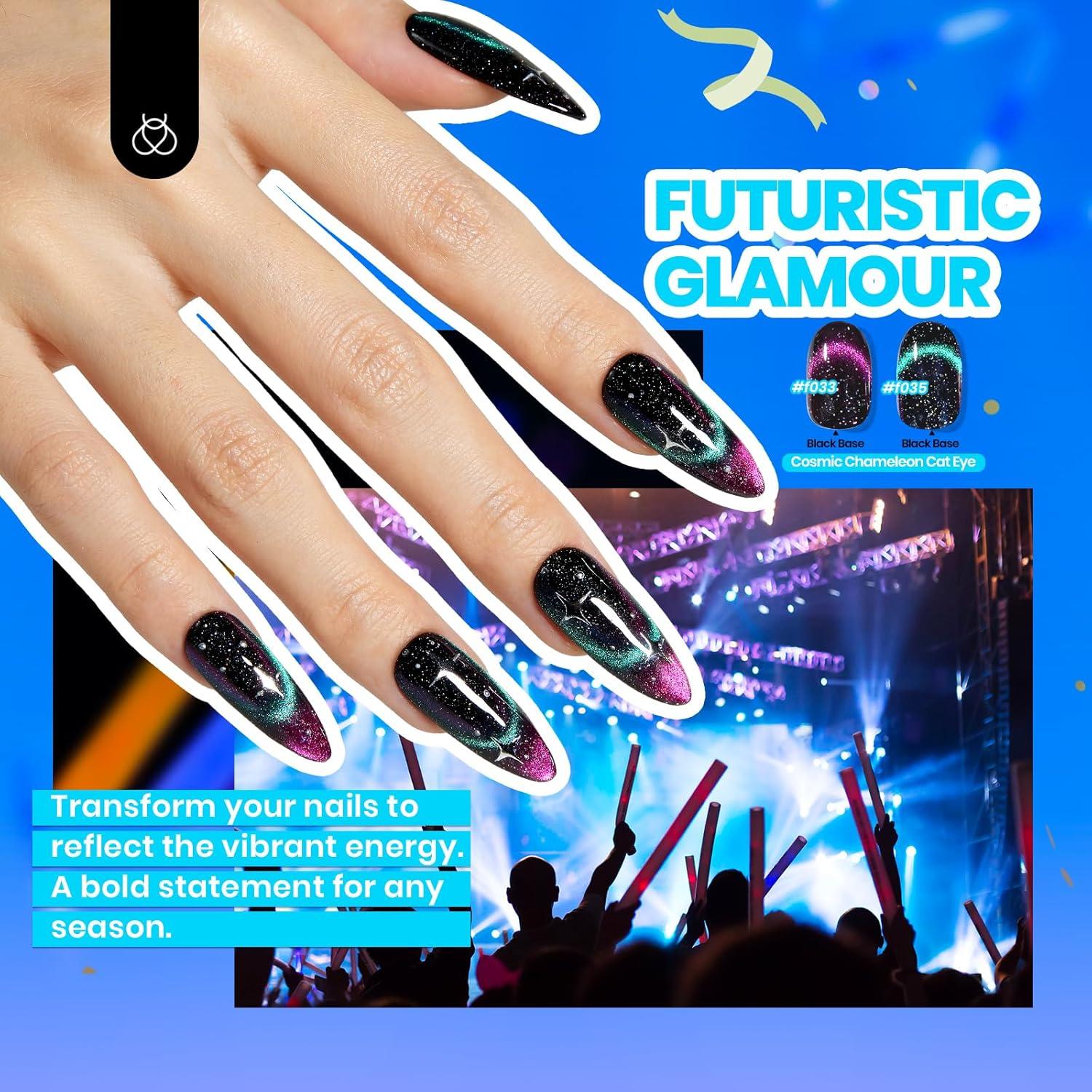 Set de Esmalte de Uñas Gel Ojo de Gato Beetles - 36 Colores