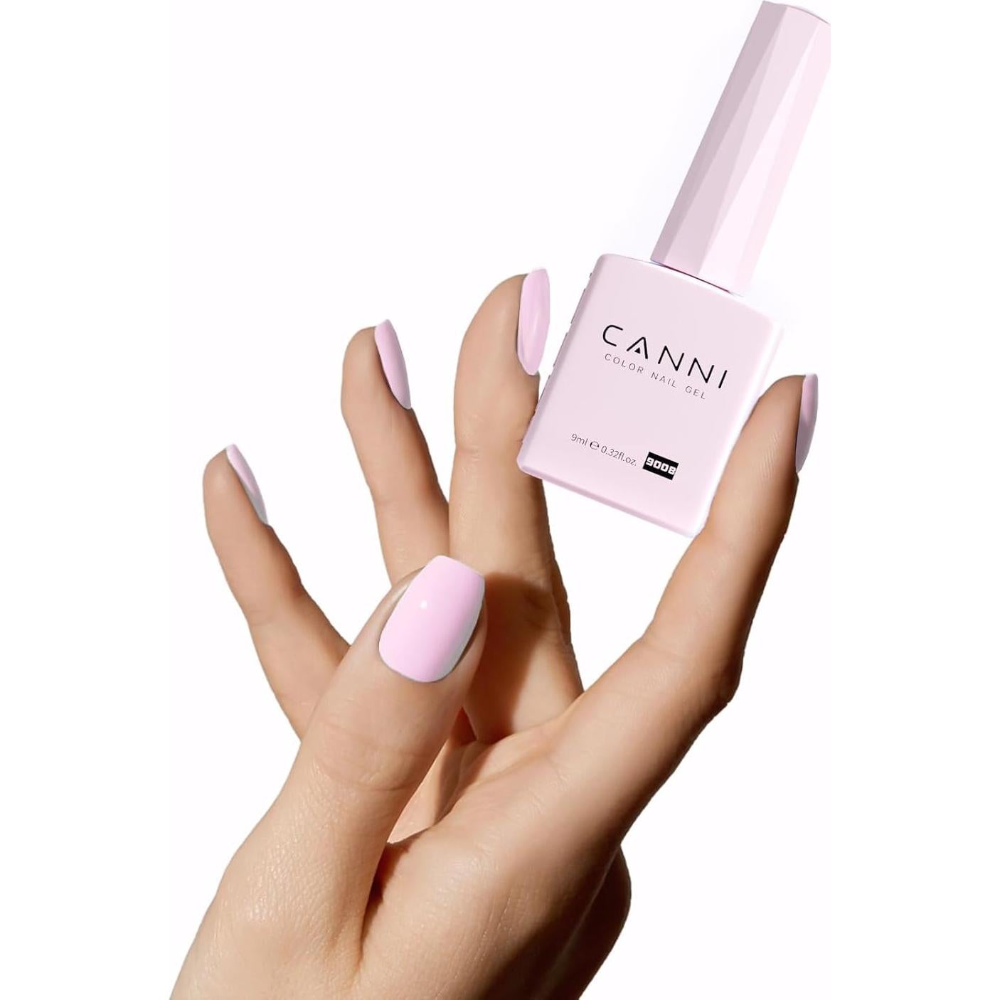 Esmalte de Uñas en Gel CANNI Rosa Claro 9ml - Alta Duración