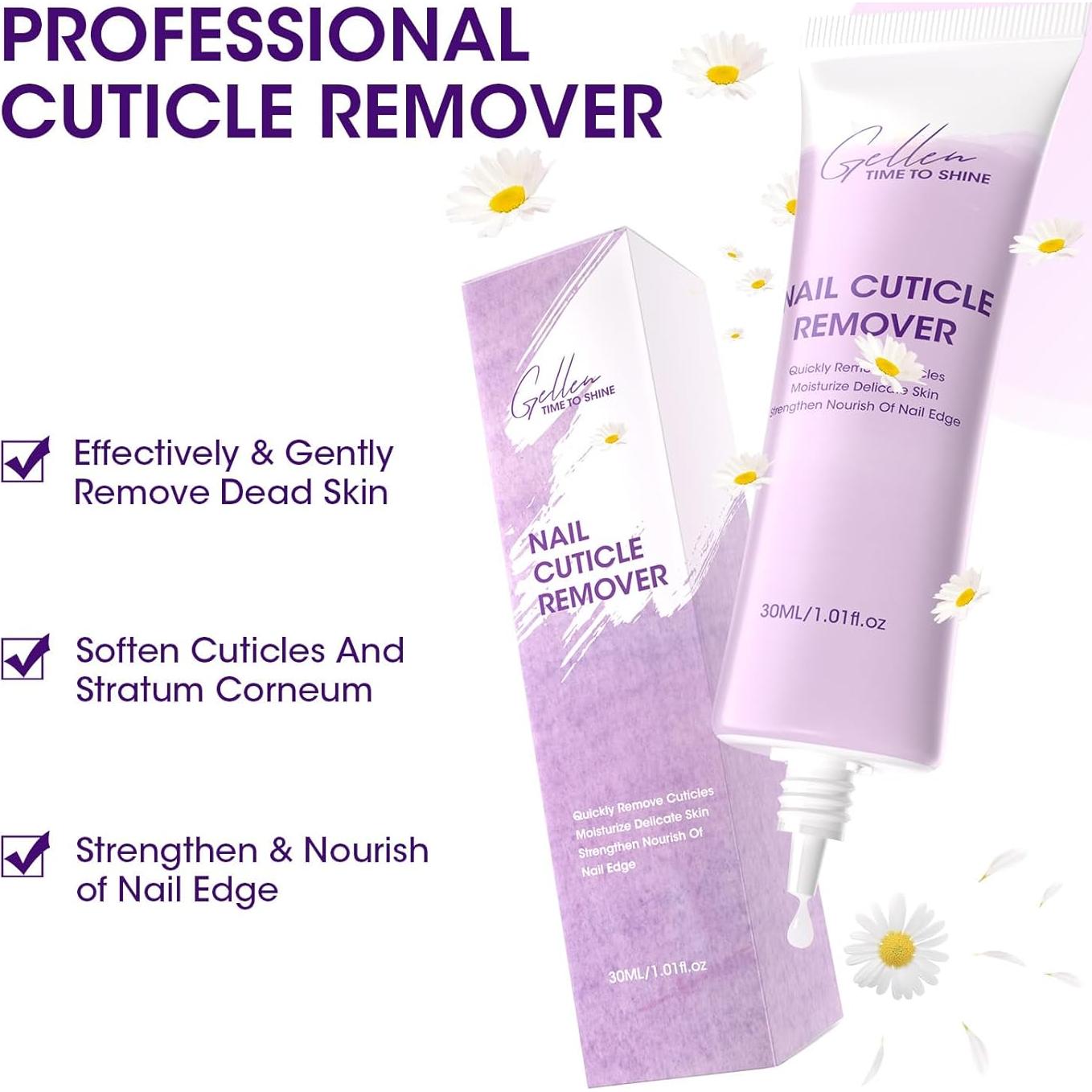 Removedor de Cutículas GELLEN 30ml Crema Suavizante Orgánica