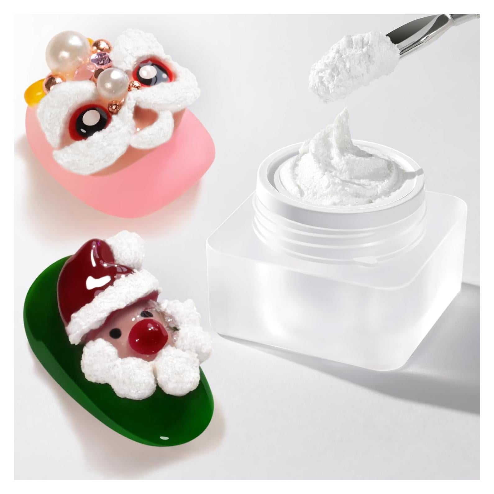 Gel de Uñas Sólido Double Rhythm 14.79 g Blanco Yeso 3D