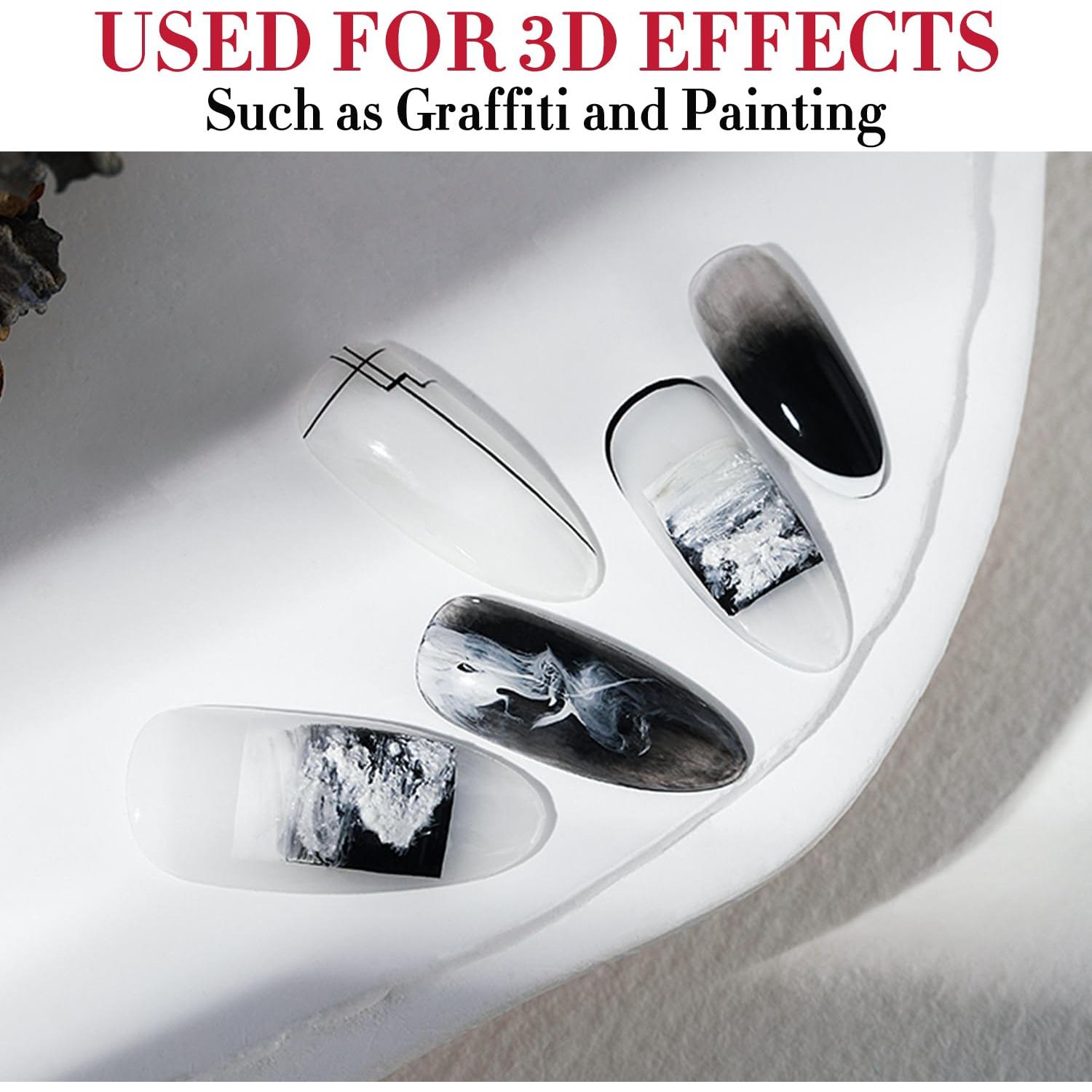 Gel de Uñas Sólido Double Rhythm 14.79 g Blanco Yeso 3D