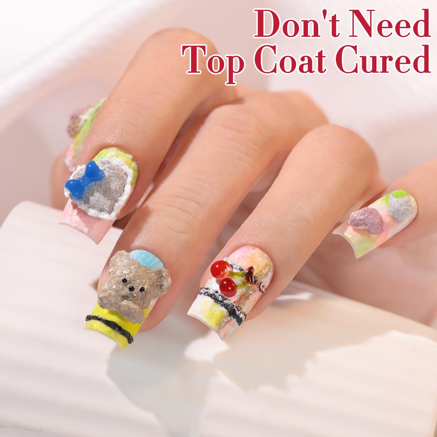 Gel de Uñas Sólido Double Rhythm 14.79 g Blanco Yeso 3D