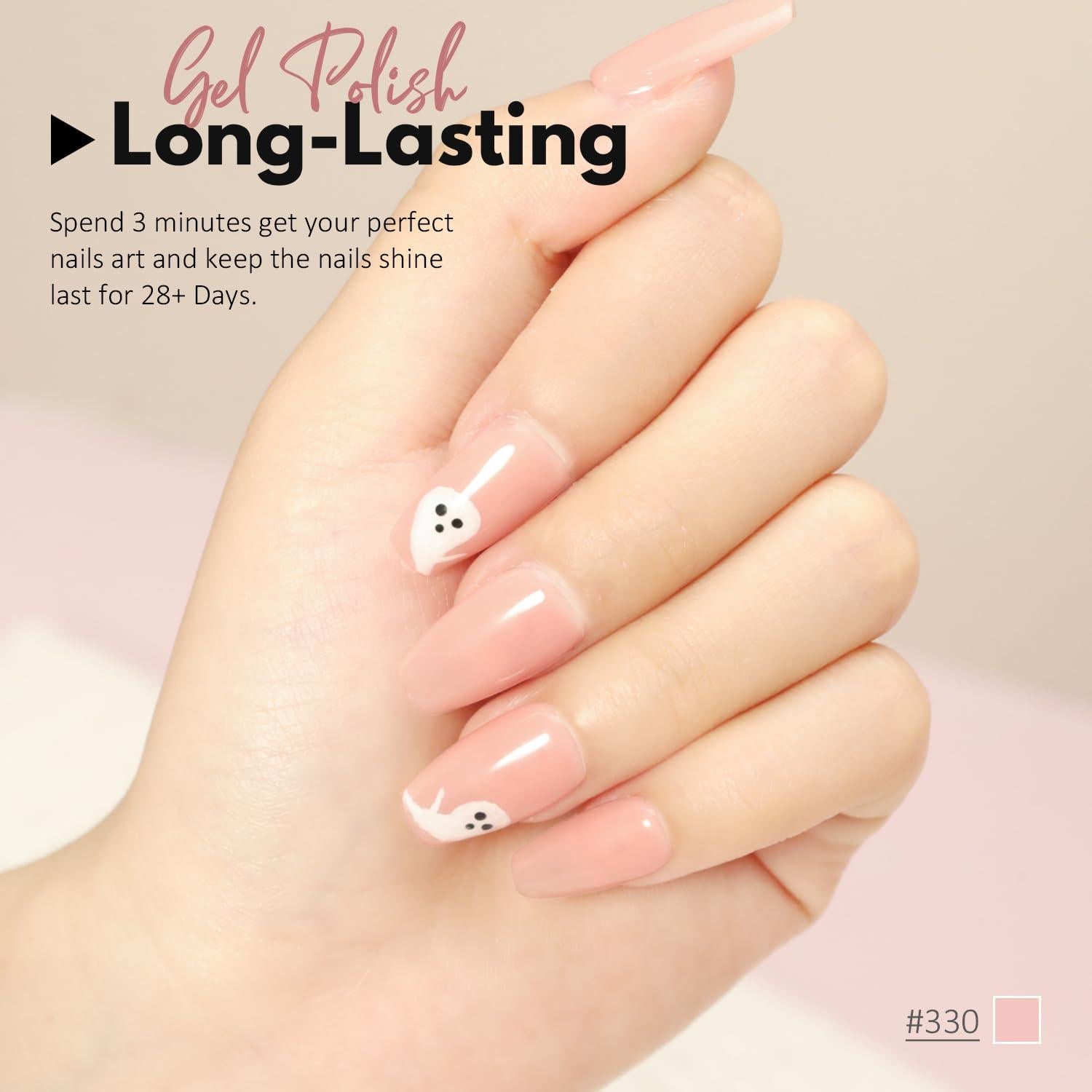 Esmalte de Uñas Gel FZANEST Rosa Nude 15ml Translúcido