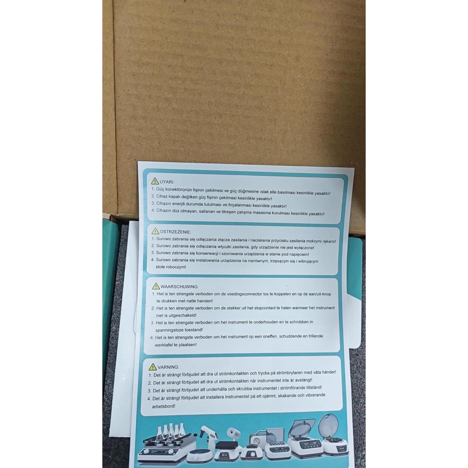 Mezclador Vortex LAB FISH Mini 0-3000 RPM para Laboratorio