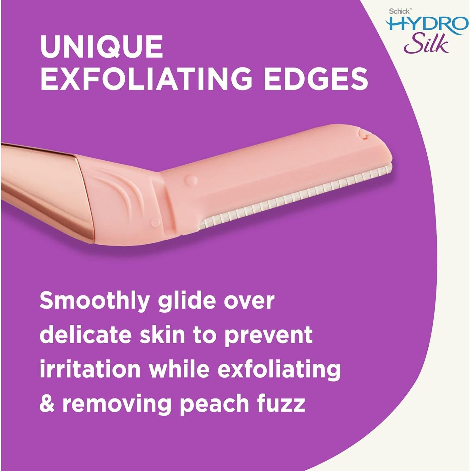 Afeitadora de Dermaplaning Schick Hydro Silk con 6 Repuestos