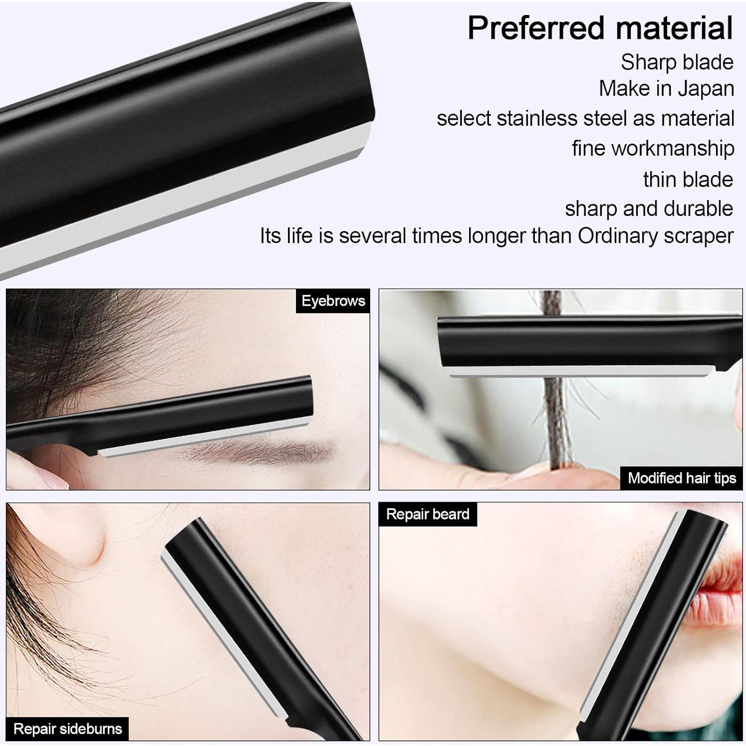 Razor de Cejas Miss Gorgeous - 10 Piezas, Afilado y Preciso