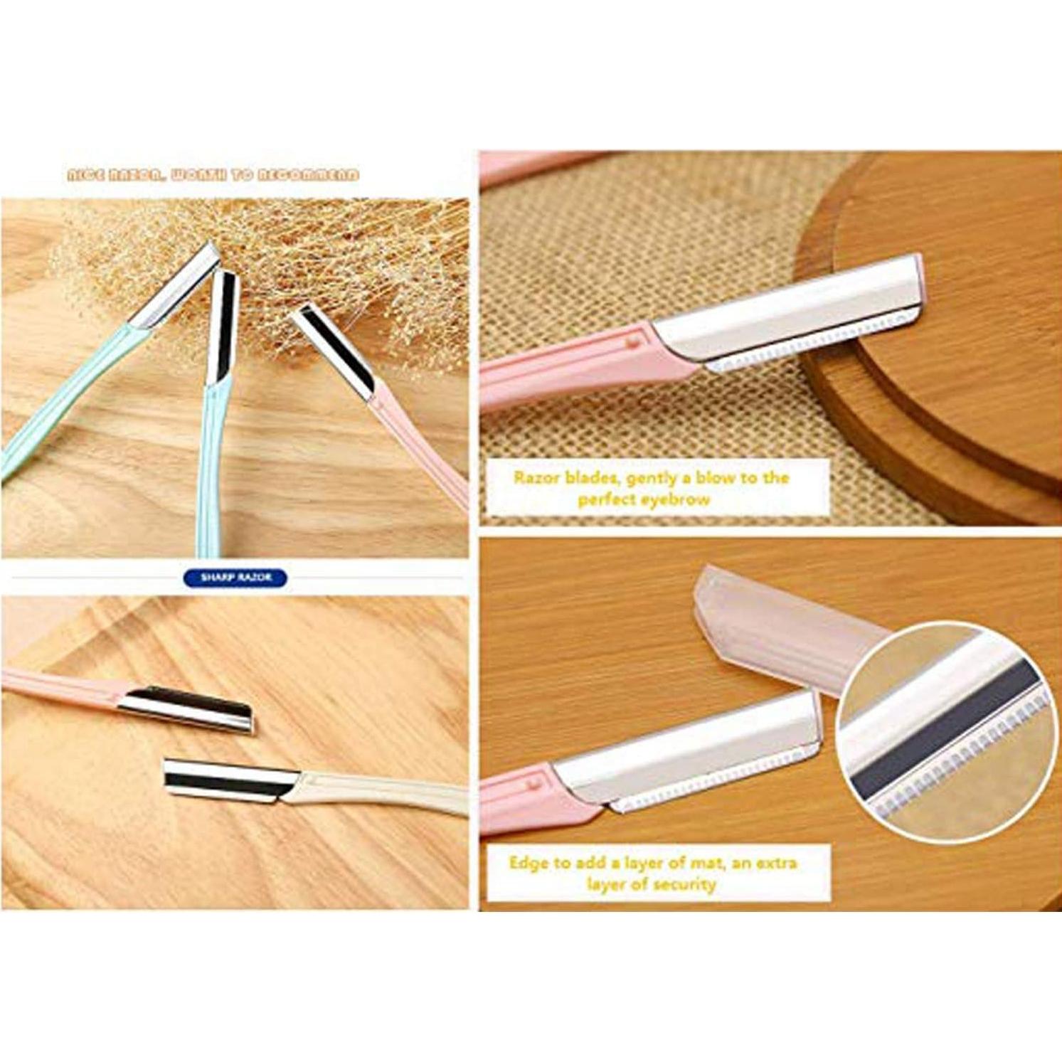 Rasuradora de Cejas ZTRHYOO Kit de 9 Herramientas Facial