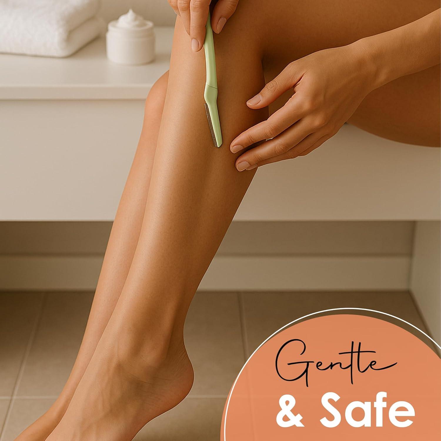 Rasuradora de Cejas SNS Collections - Dermaplaning Suave Verde