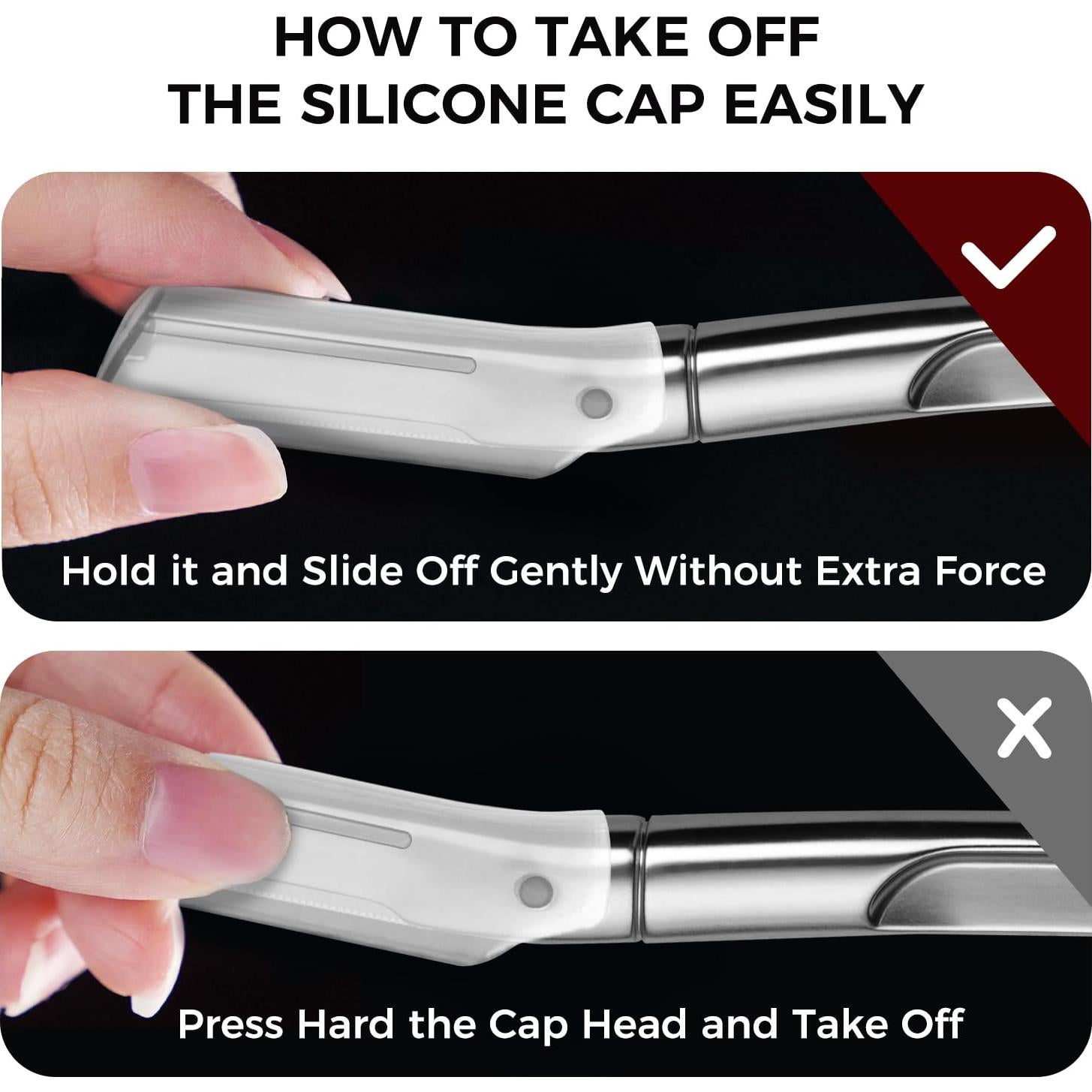 Rasuradora Facial ZOMCHI Plata Pulida con 11 Cuchillas Repuesto