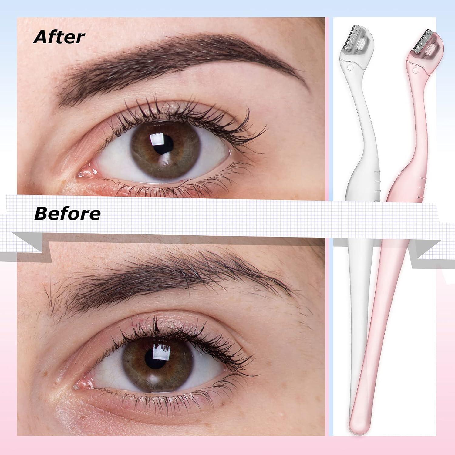 6 Piezas Afeitadoras de Cejas Honoson - Mini Herramientas de Cuidado Facial