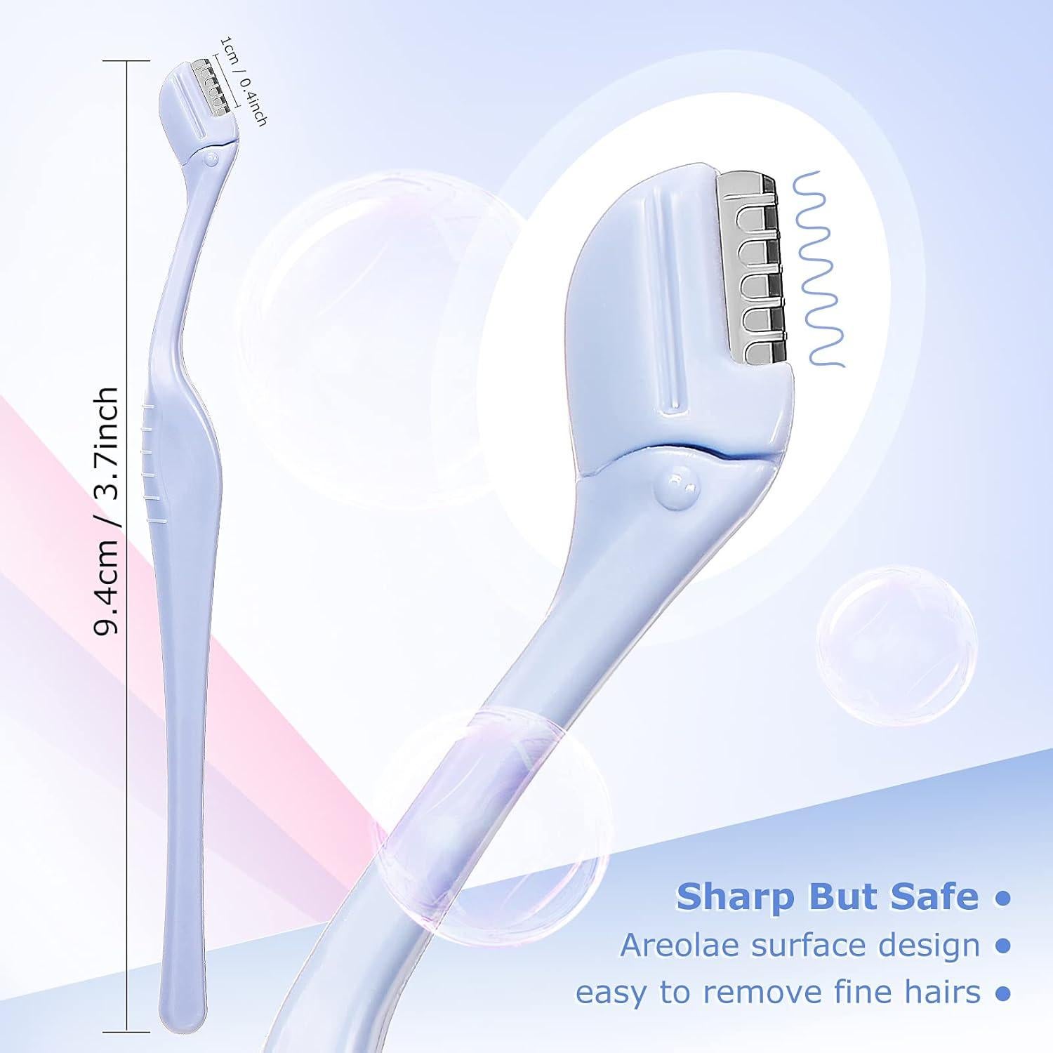 6 Piezas Afeitadoras de Cejas Honoson - Mini Herramientas de Cuidado Facial