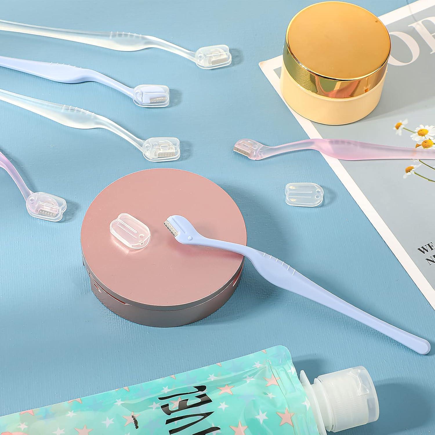 6 Piezas Afeitadoras de Cejas Honoson - Mini Herramientas de Cuidado Facial