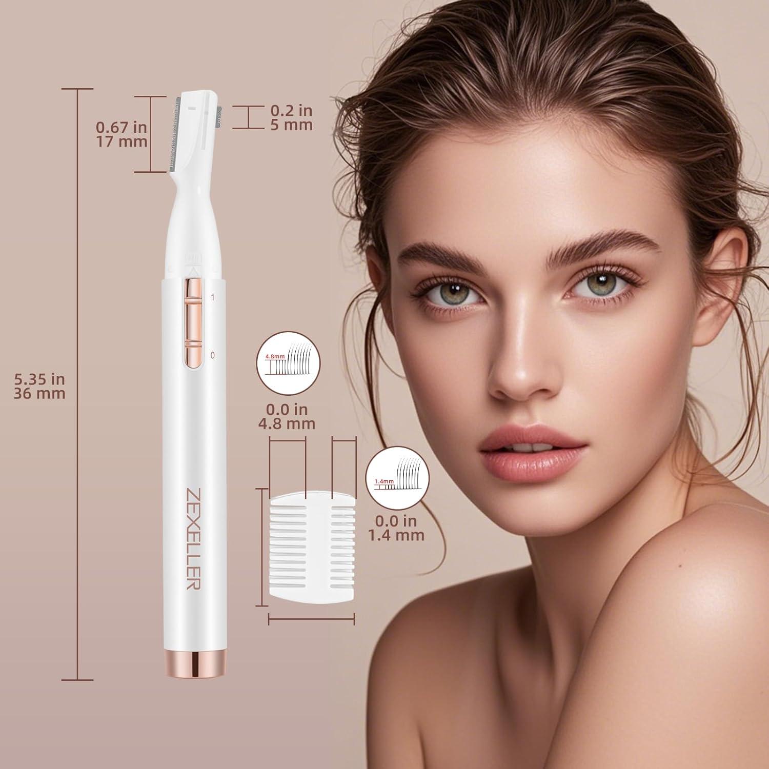 Recortador de cejas eléctrico Zexeller E-NEW-01 portátil