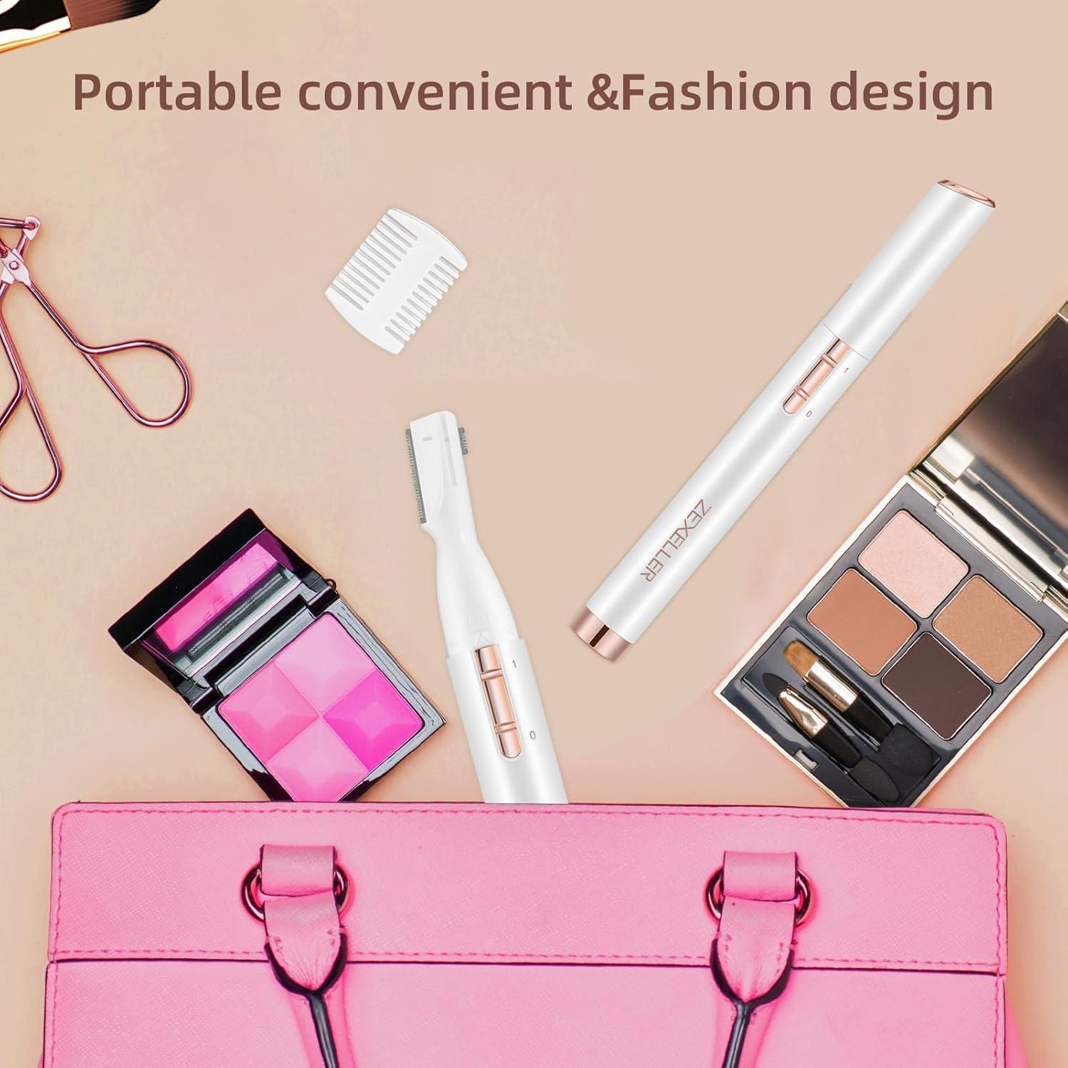 Recortador de cejas eléctrico Zexeller E-NEW-01 portátil