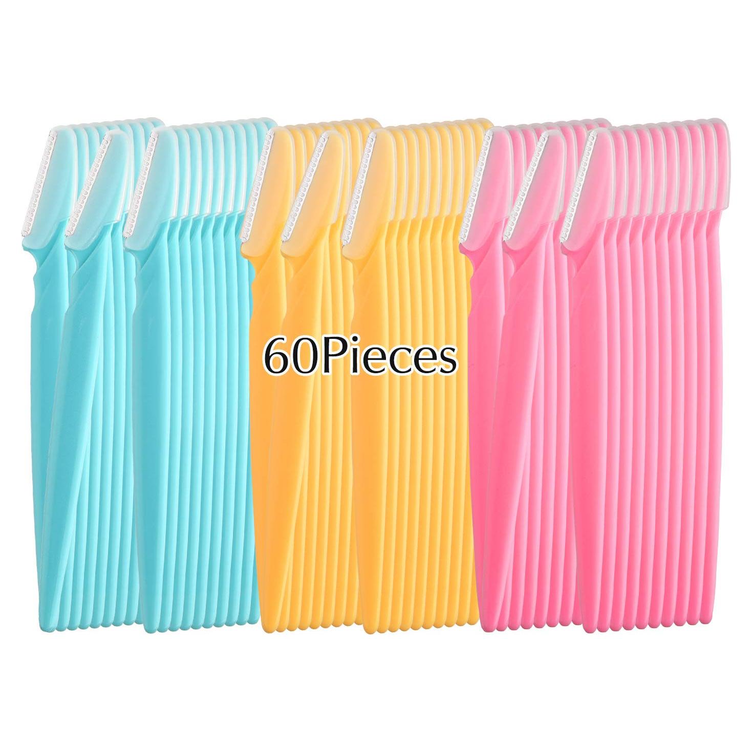 Afeitadora de Cejas FEPITO 60 Unidades Acero Inoxidable