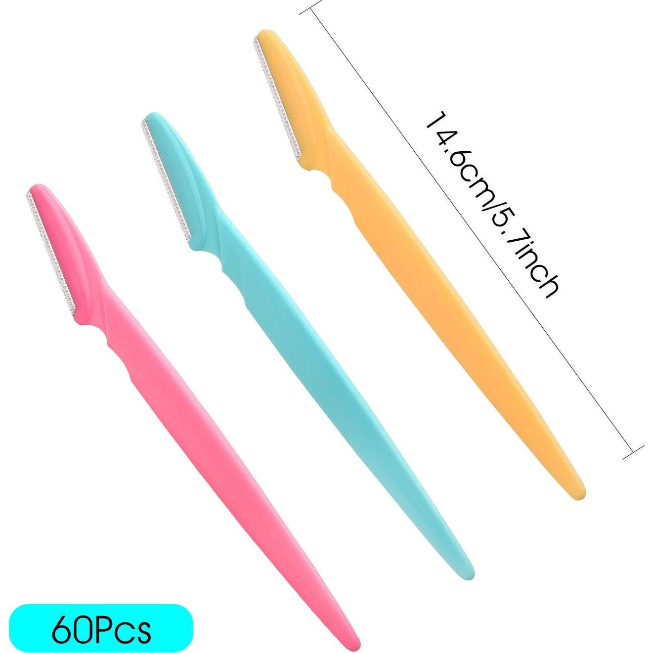 Afeitadora de Cejas FEPITO 60 Unidades Acero Inoxidable