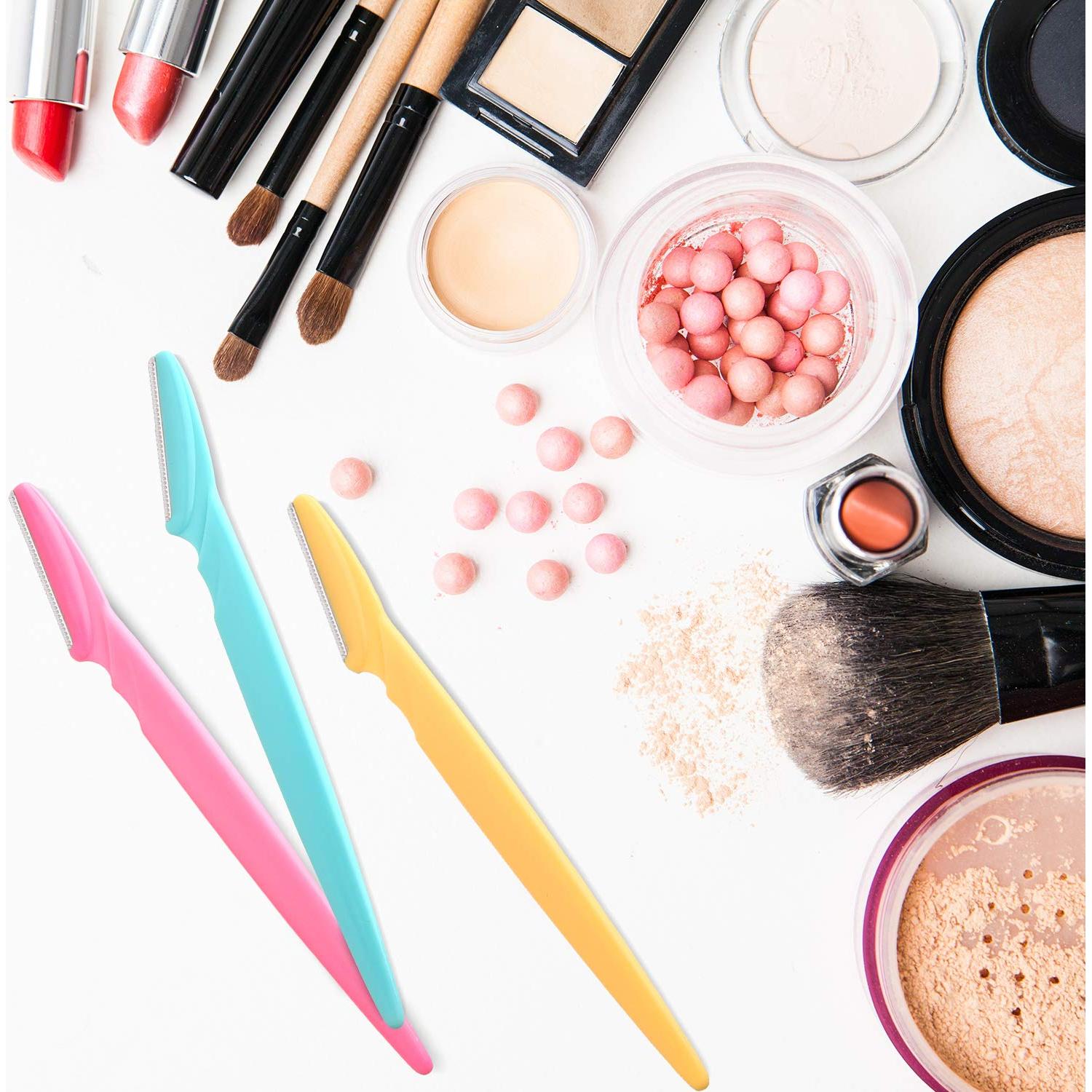 Afeitadora de Cejas FEPITO 60 Unidades Acero Inoxidable