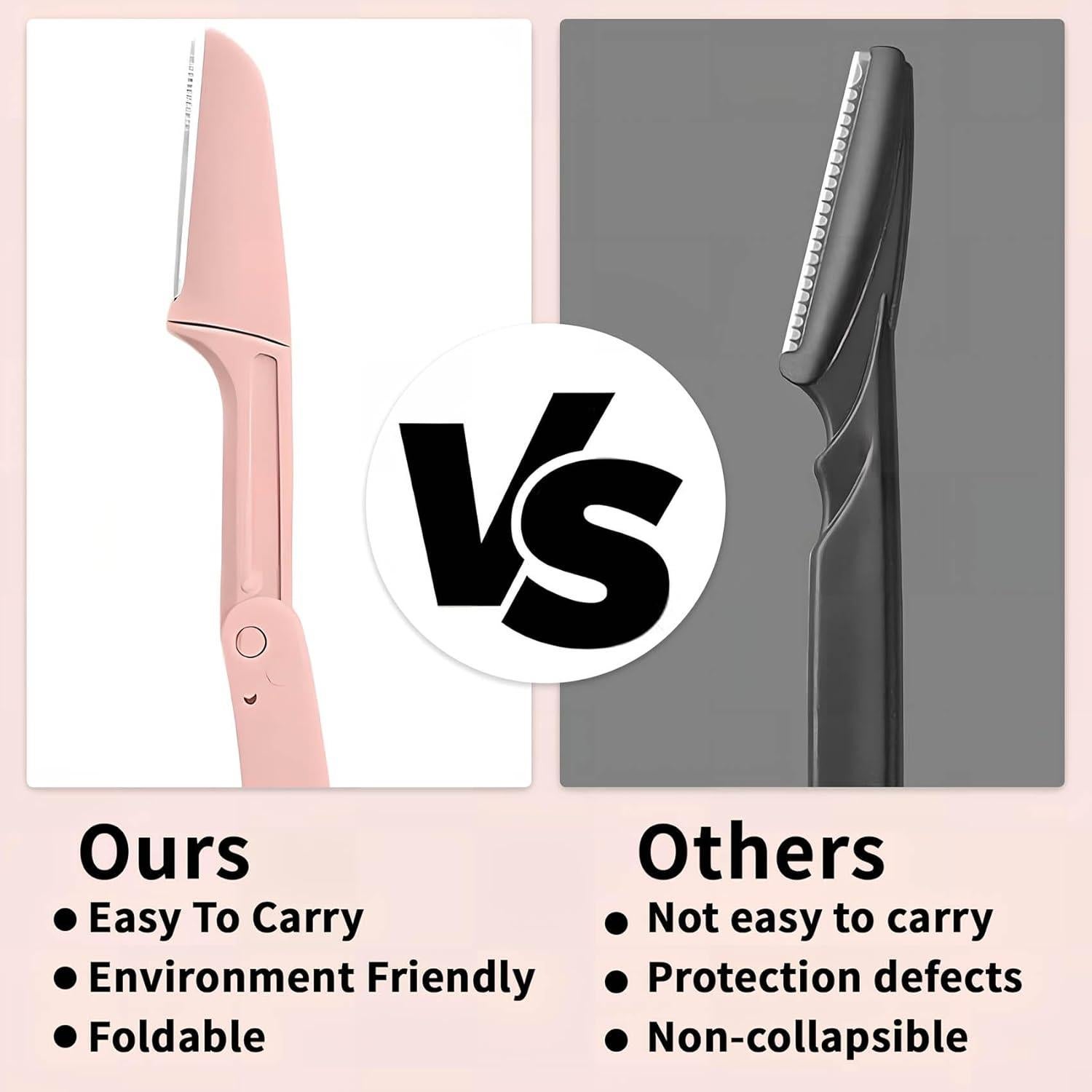 Herramienta de Dermaplaning Qi 3 PCS para Vello Facial