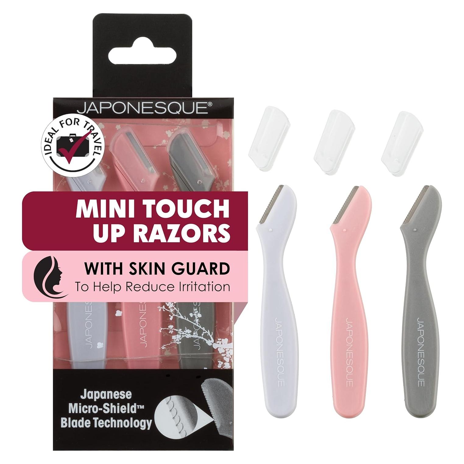 Mini Rasuradoras Faciales JAPONESQUE - Kit de 3 Piezas