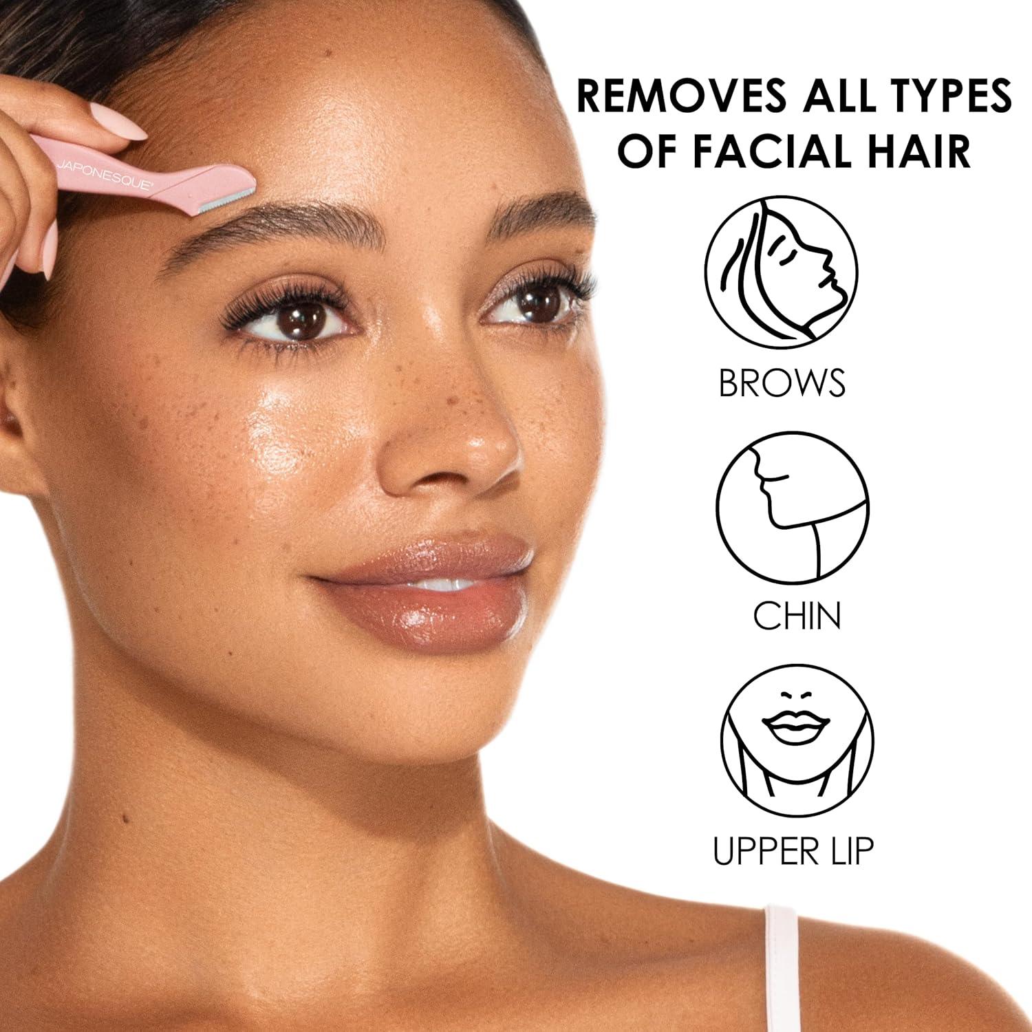 Mini Rasuradoras Faciales JAPONESQUE - Kit de 3 Piezas